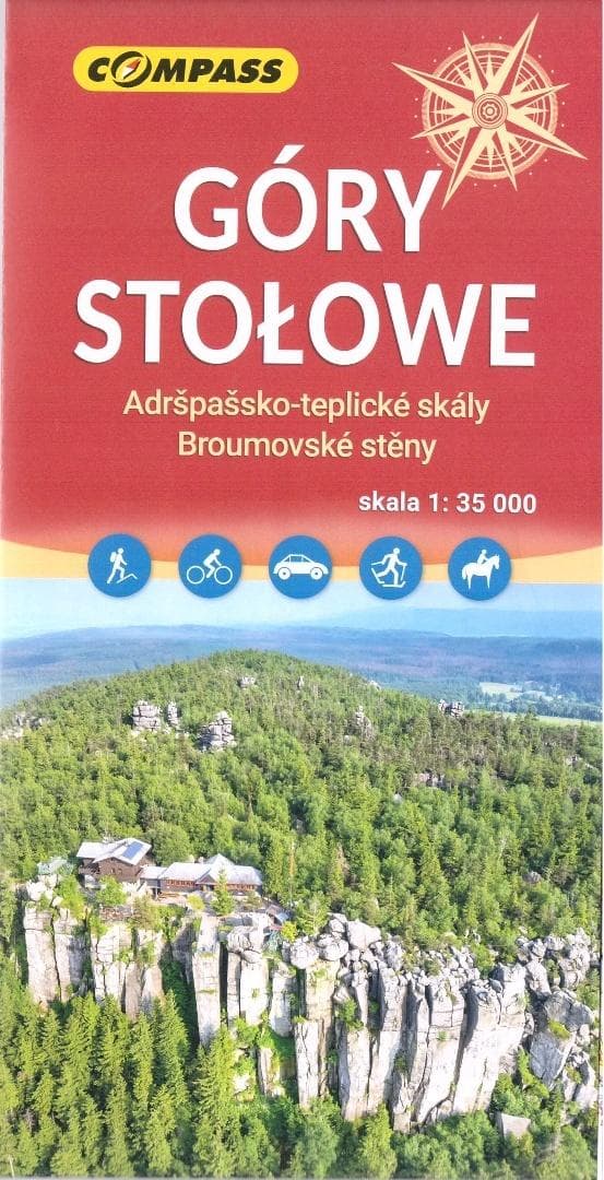 Mapa turystyczna - Góry Stołowe 1:35 000 w.7 - praca zbiorowa