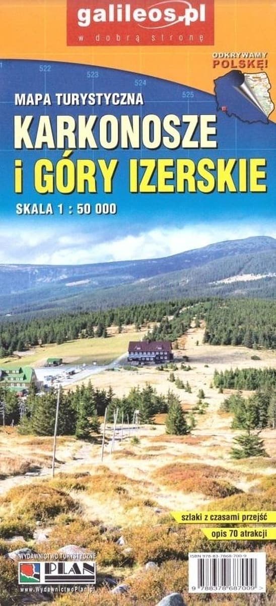 R- Mapa turystyczna Karkonosze i Góry Izraelskie 1:50 000