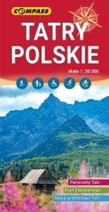 Mapa turystyczna - Tatry Polskie 1:30 000 - praca zbiorowa