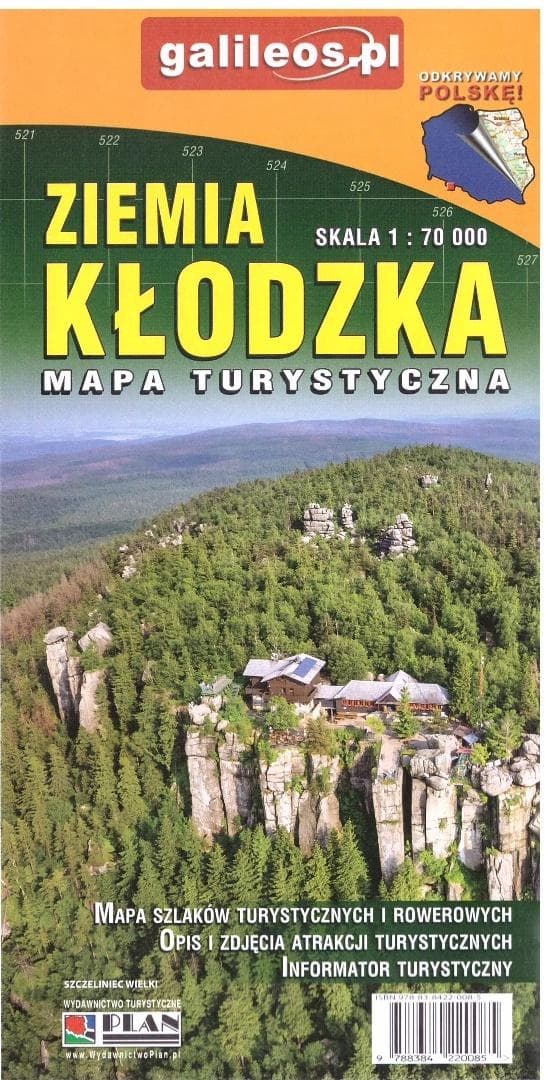Mapa turystyczna - Ziemia Kłodzka 1:70 000 w.2026 - praca zbiorowa
