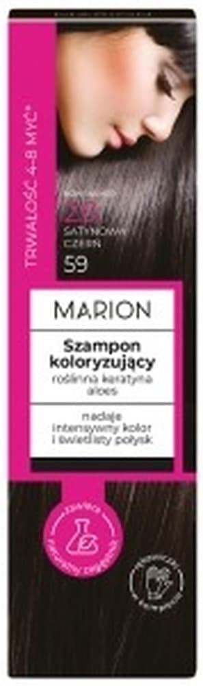 Marion Szampon Koloryzujący w Saszetce 100 ml 2.0 Satynowa Czerń