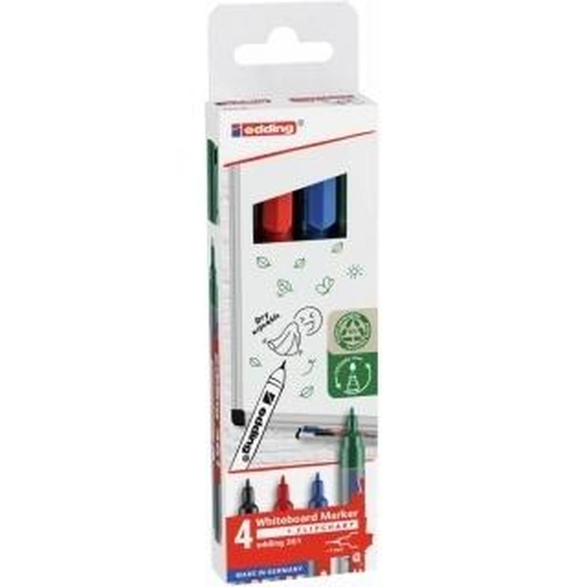 Marker do tablic suchościeralnych 1 mm 4 kolory