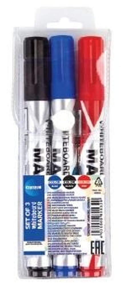 Markery zmywalne do tablic 3 kolory 80532