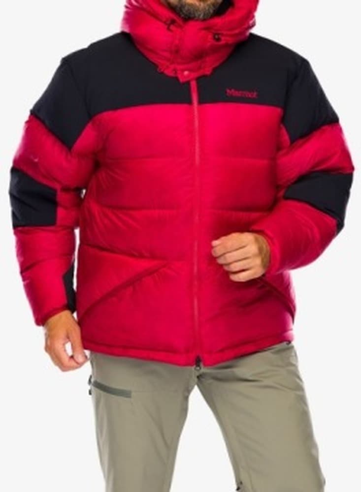 Marmot 03 Plasma Parka - kurtka puchowa team red/black