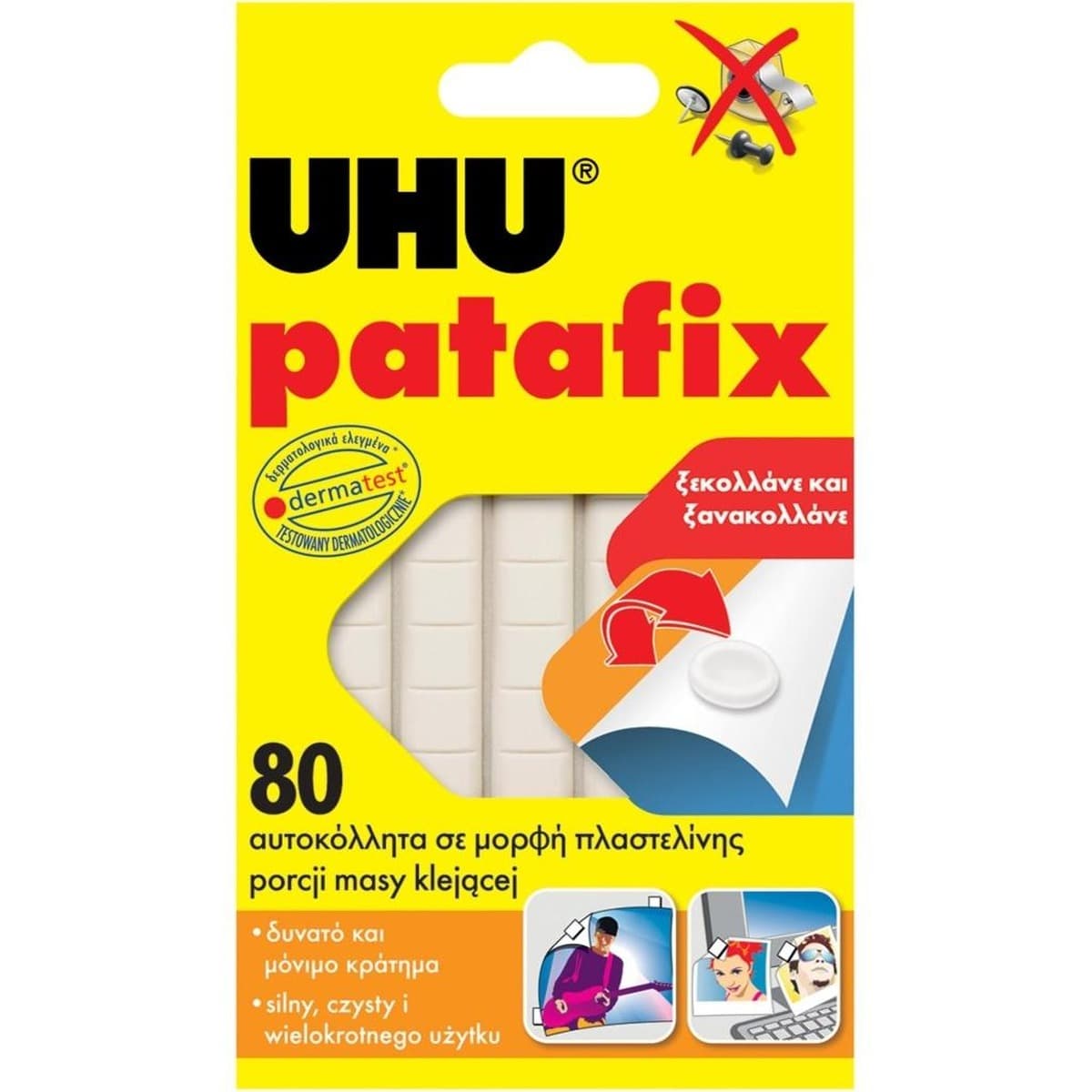 Masa klejąca UHU Patafix - do mocowania