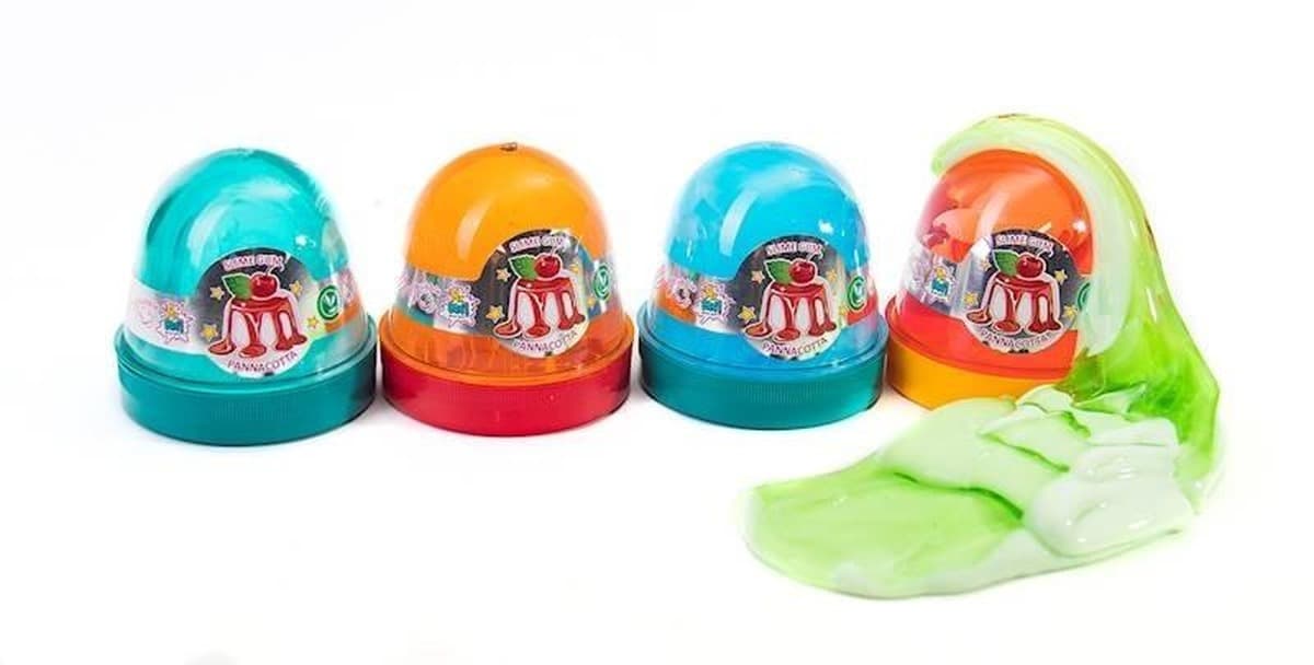 Masa Plastyczna Glutek Slime Pannacotta, Mix Kolorów