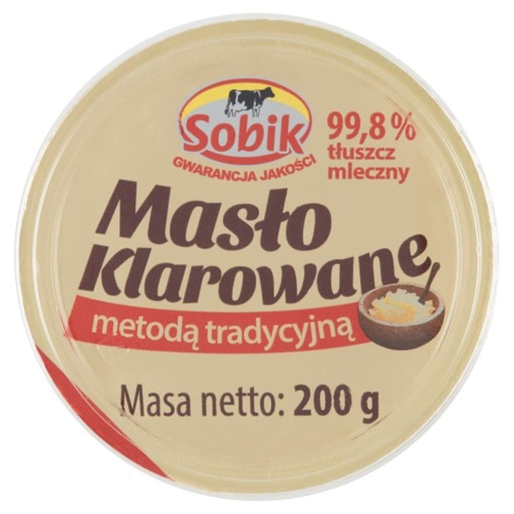 Sobik Masło klarowane metodą tradycyjną 200g