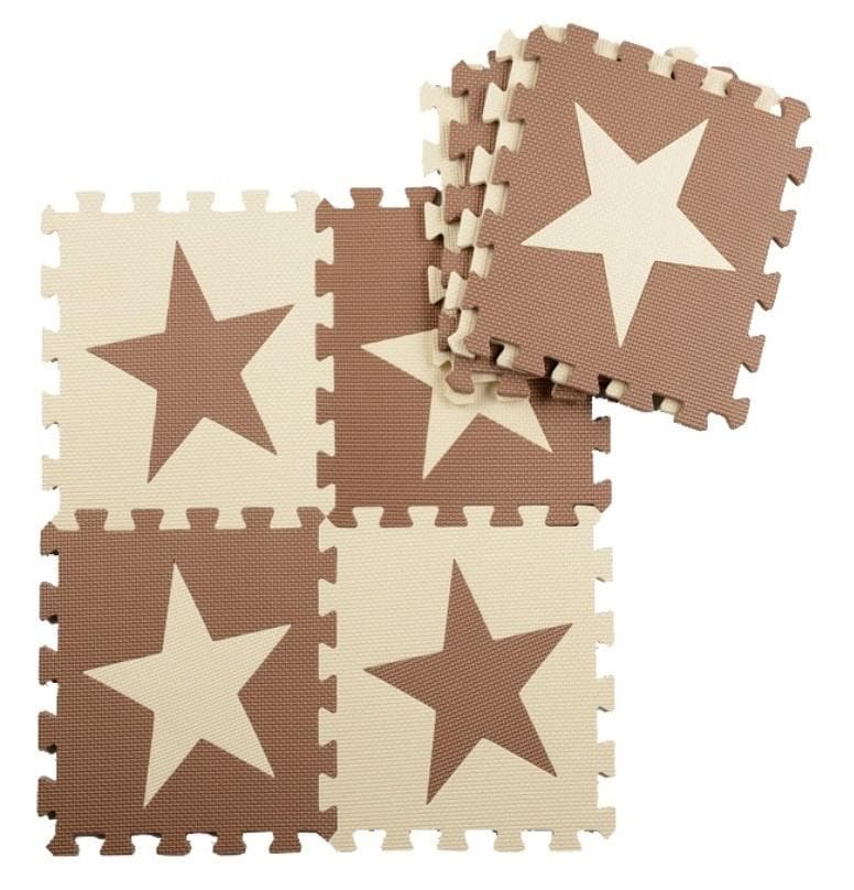 Piankowa mata podłogowa puzzle Gwiazdki