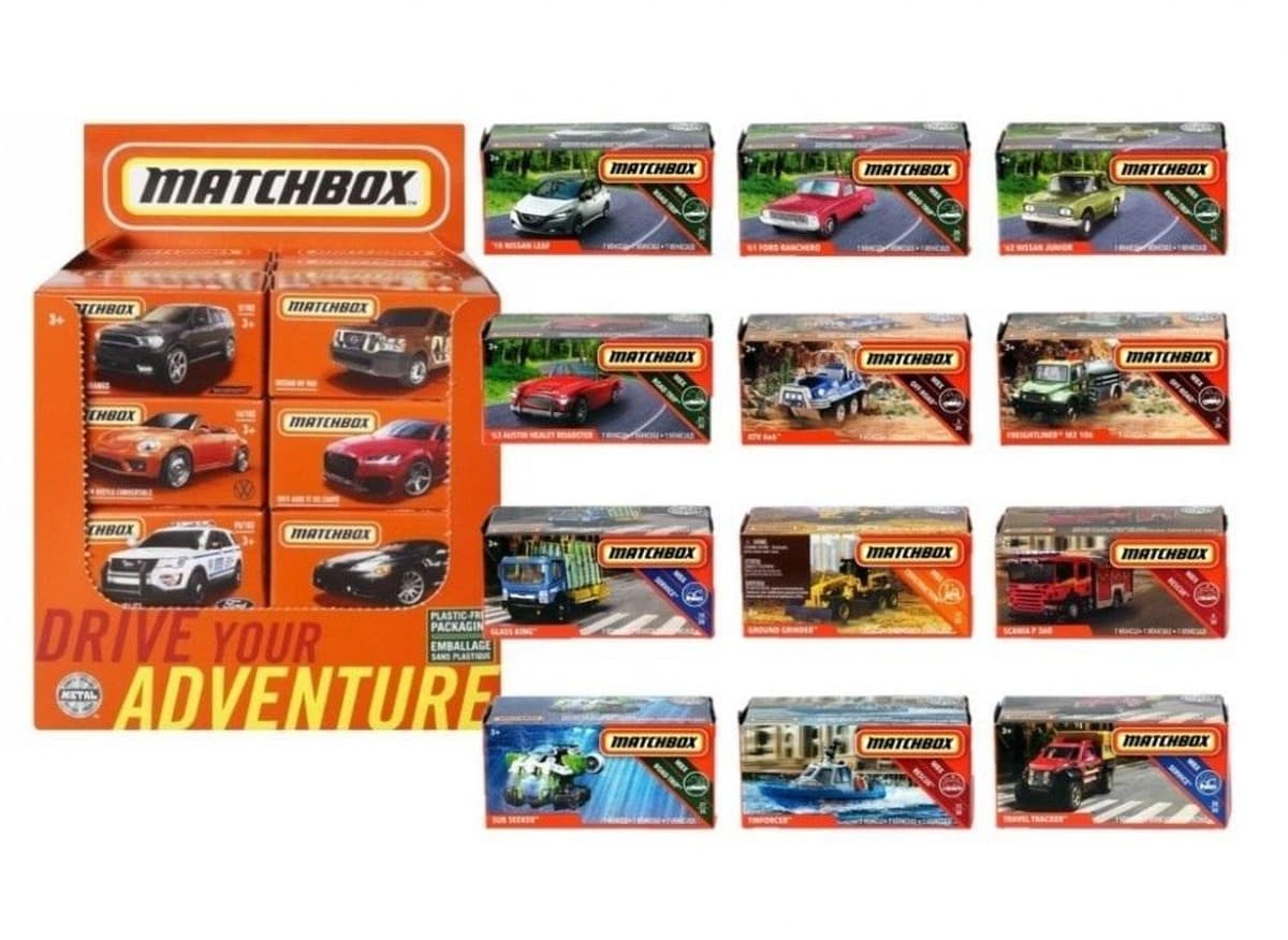 Matchbox Mały samochodzik - replika pojazdu dla dzieci od 3 lat