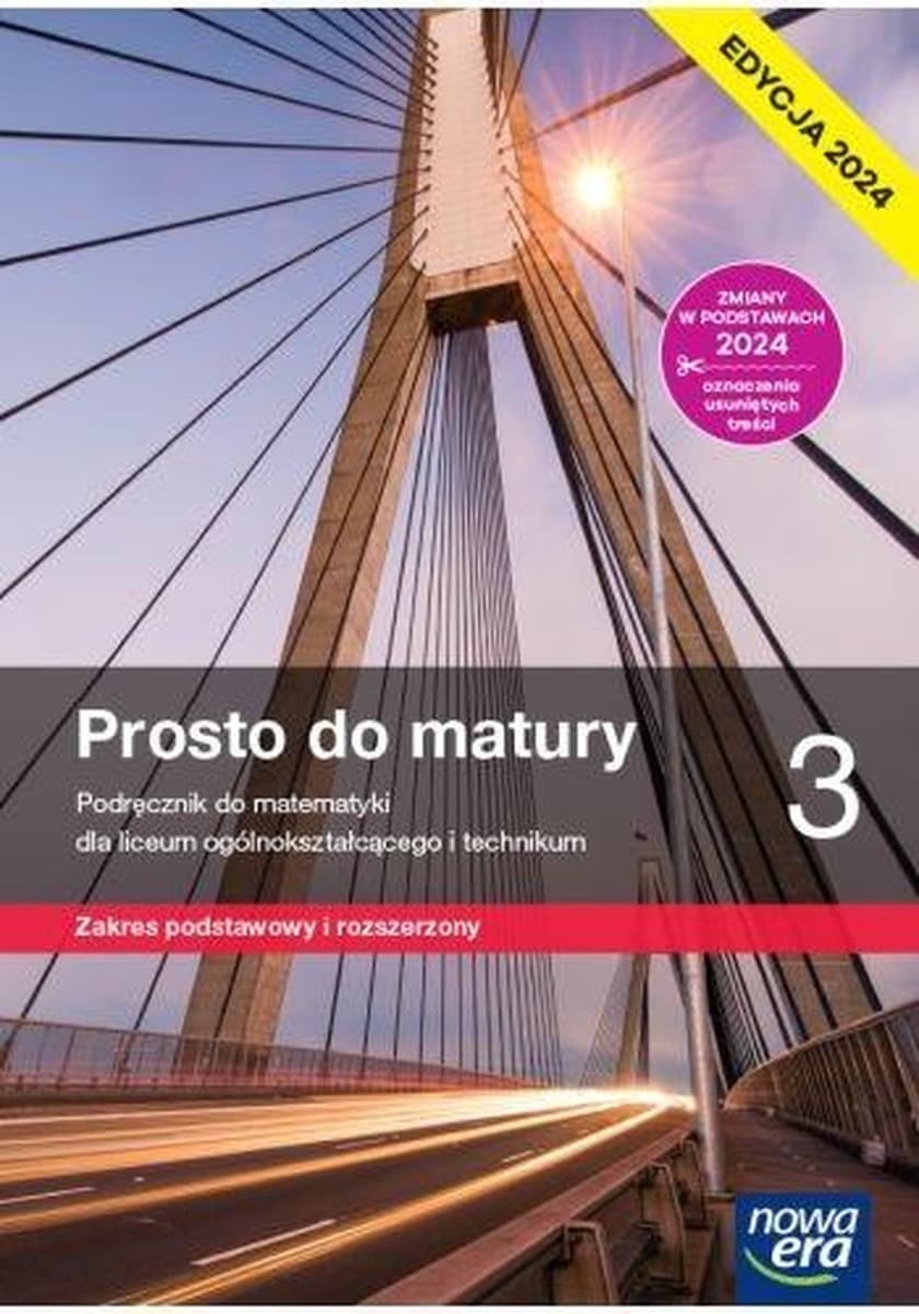 Matematyka Prosto do Matury Podręcznik klasa 3 liceum zakres rozszerzony 2024