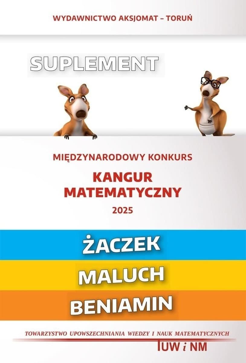 Matematyka z Wesołym Kangurem 2025 Suplement Ż/M/B