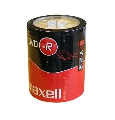 Płyty DVD-R Maxell 4.7GB 100 sztuk