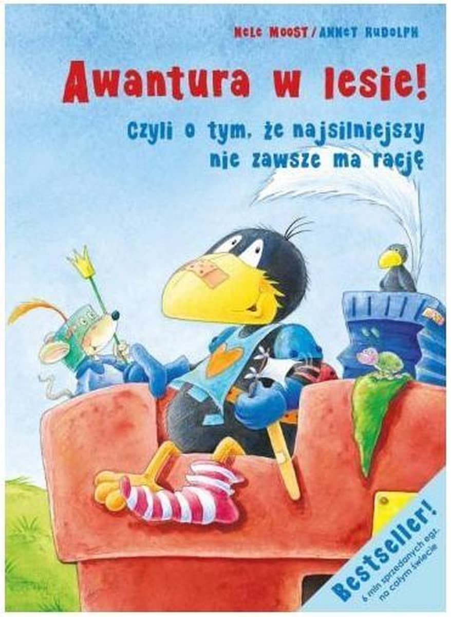 Mały Kruk Awantura w lesie książka dla dzieci