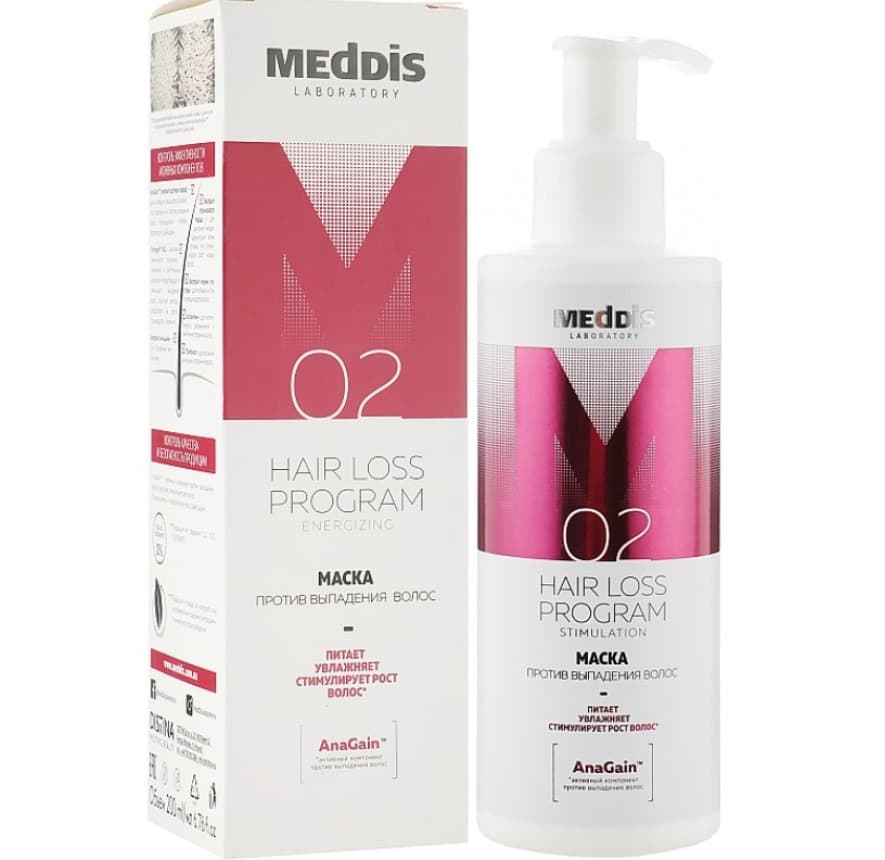 MEDDIS Maska na wypadające włosy - wzmocnienie i regeneracja 200ml