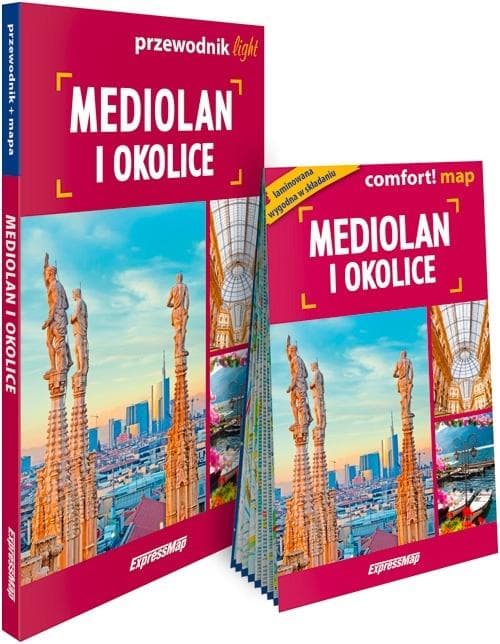 Mediolan i okolice light przewodnik + mapa
