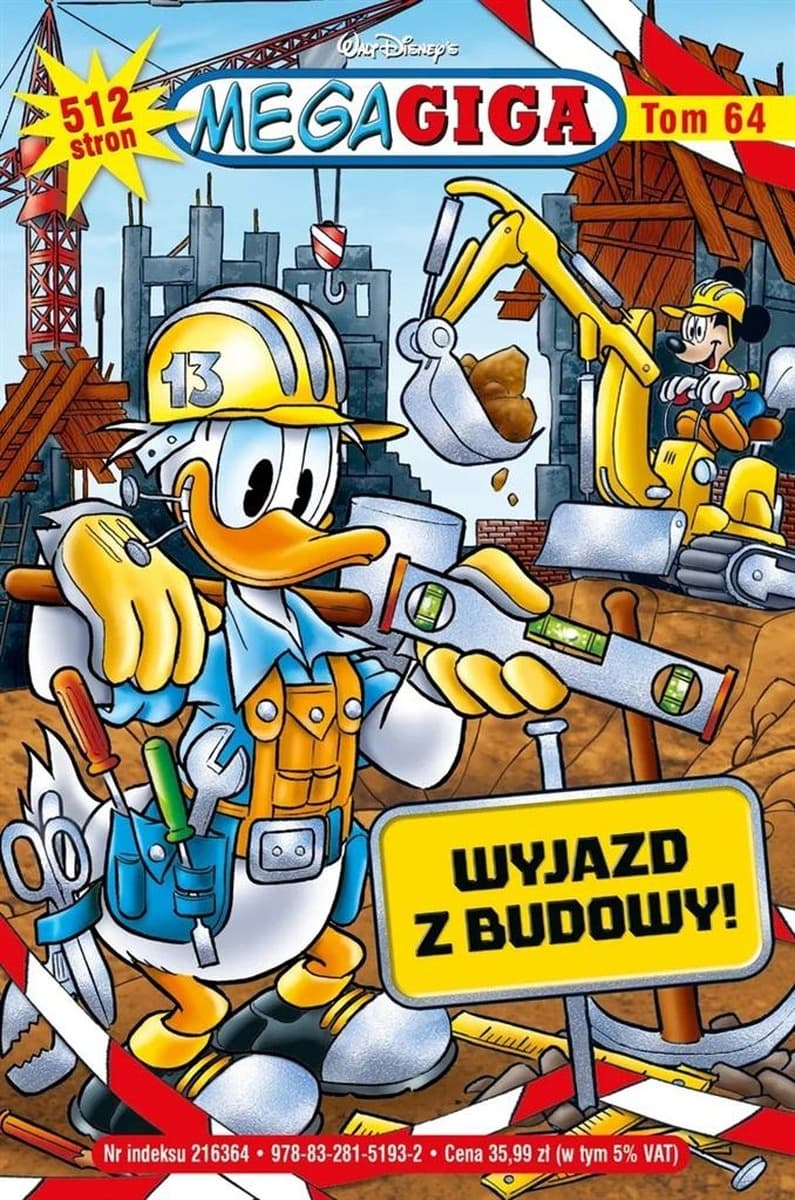 MegaGiga Wyjazd z budowy 03/2024 Komiks Egmont