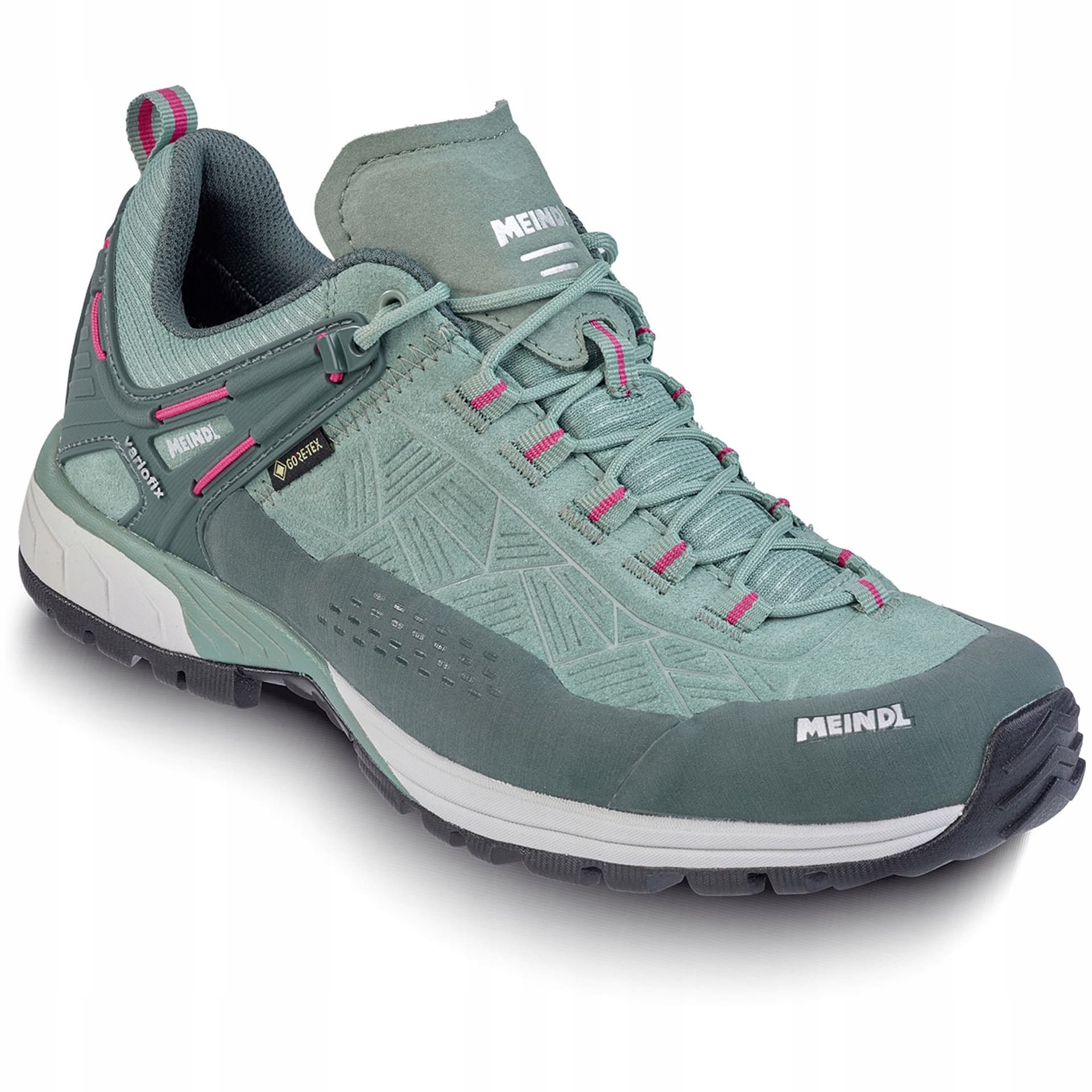 Meindl Top Trail Lady GTX - damskie buty turystyczne lime green/red, rozmiar 37.5