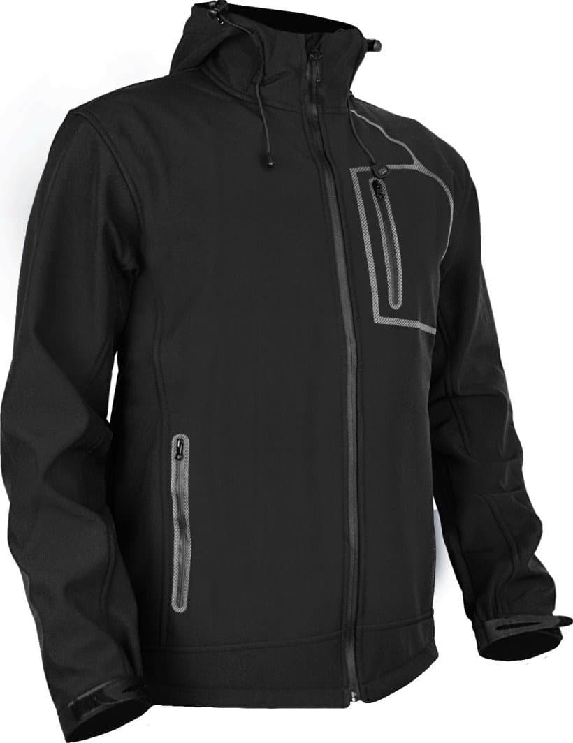 Męska kurtka softshell STR_027 czarna rozmiar XL