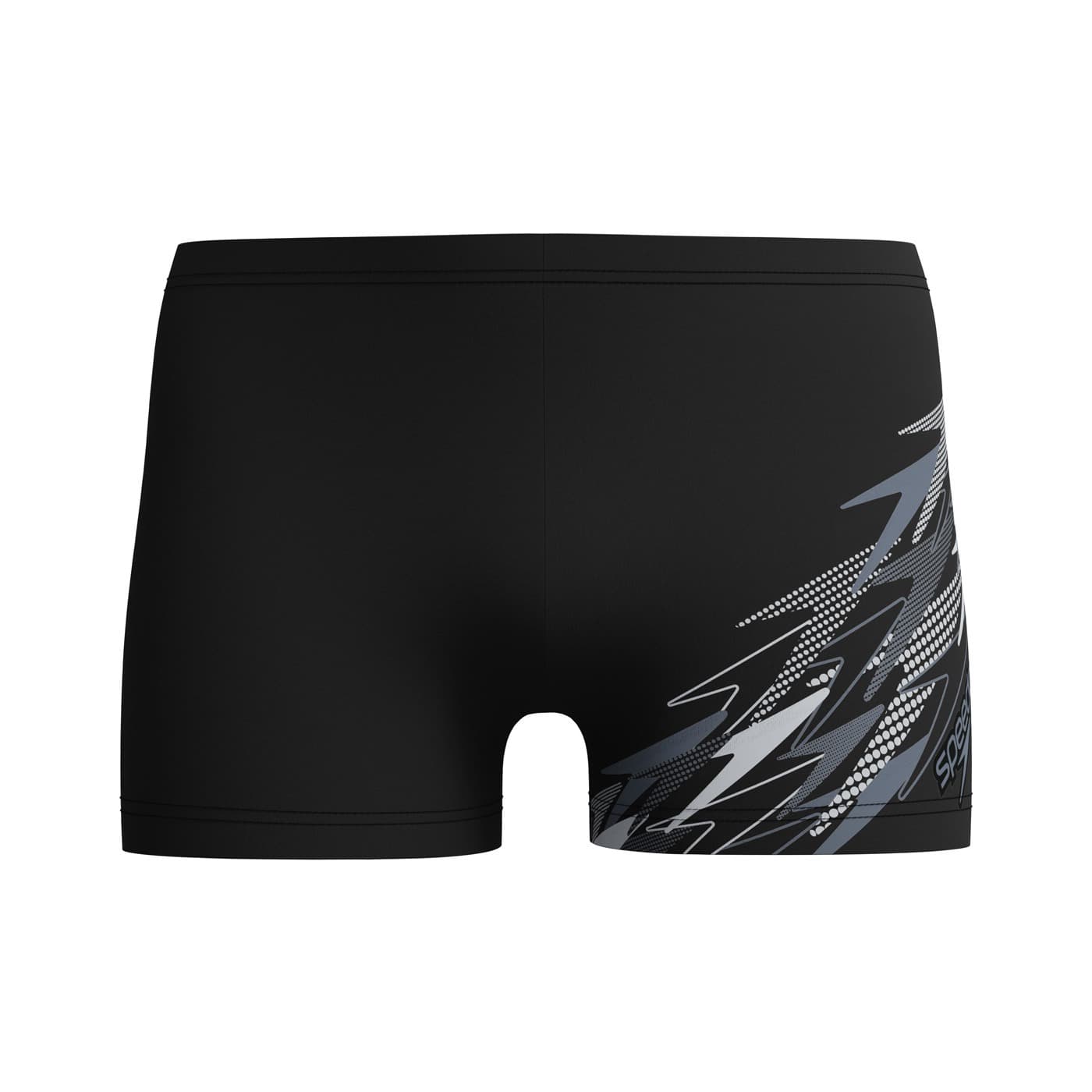 Bokserki kąpielowe męskie Speedo Medley Logo Aquashort czarno-szare