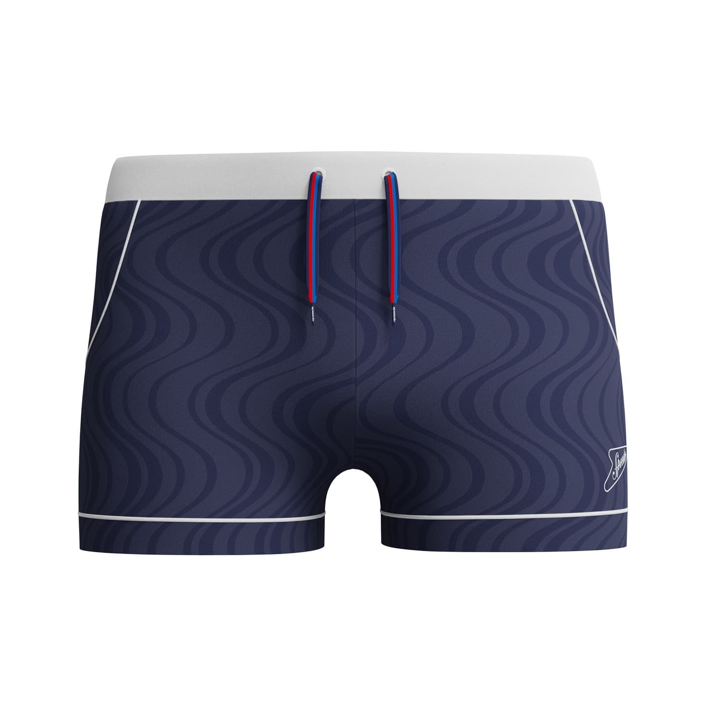 Męskie bokserki kąpielowe Speedo Textured Aquashort granatowe