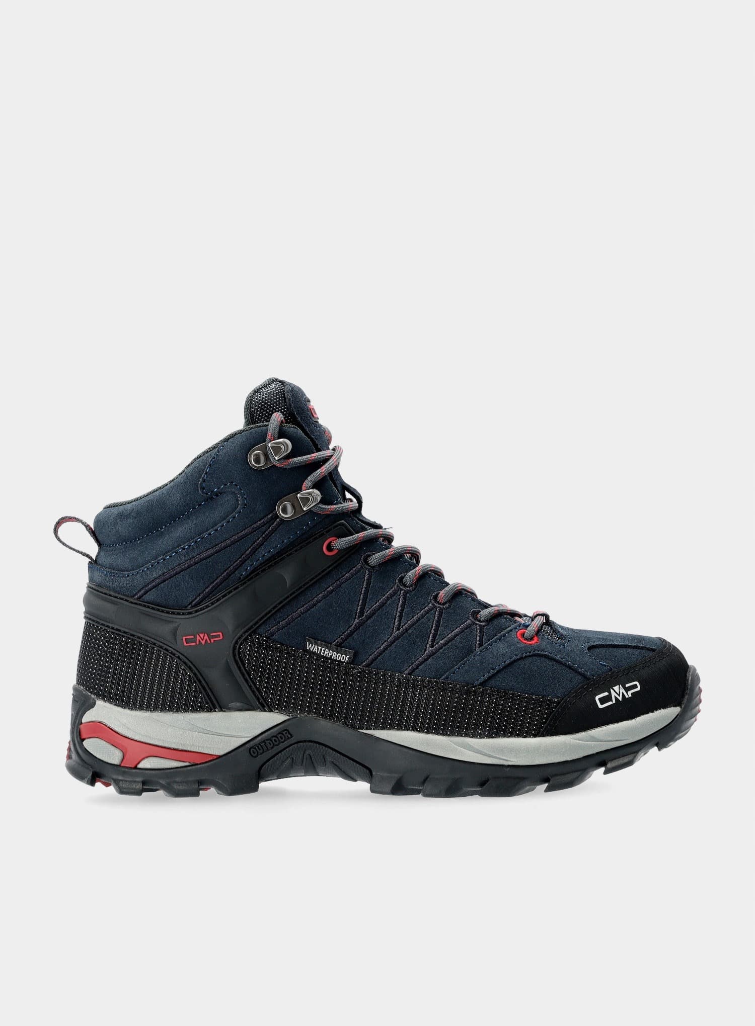 Męskie buty trekkingowe CMP Rigel mid WP Asphalt/Syrah, rozm. 45