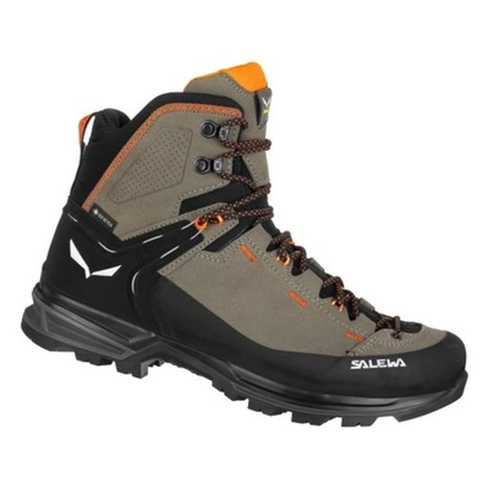 Męskie buty trekkingowe Salewa MTN Trainer Mid GTX Ciemnoszary, Szary, Czerwony