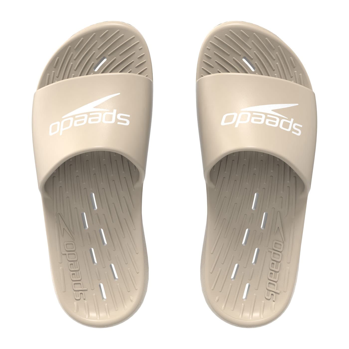 Męskie Klapki Speedo Slides One Piece AM, Rozmiar 46, Kolor Kremowy