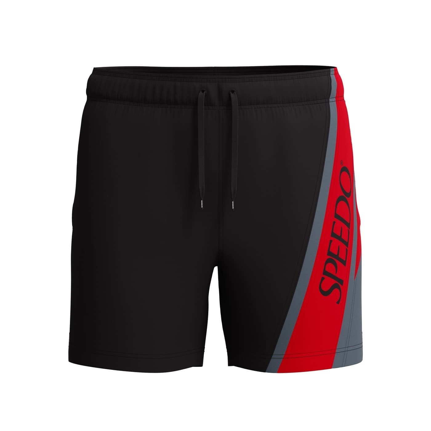 Męskie szorty Speedo Hyperboom Volley 16'' czarno-czerwone