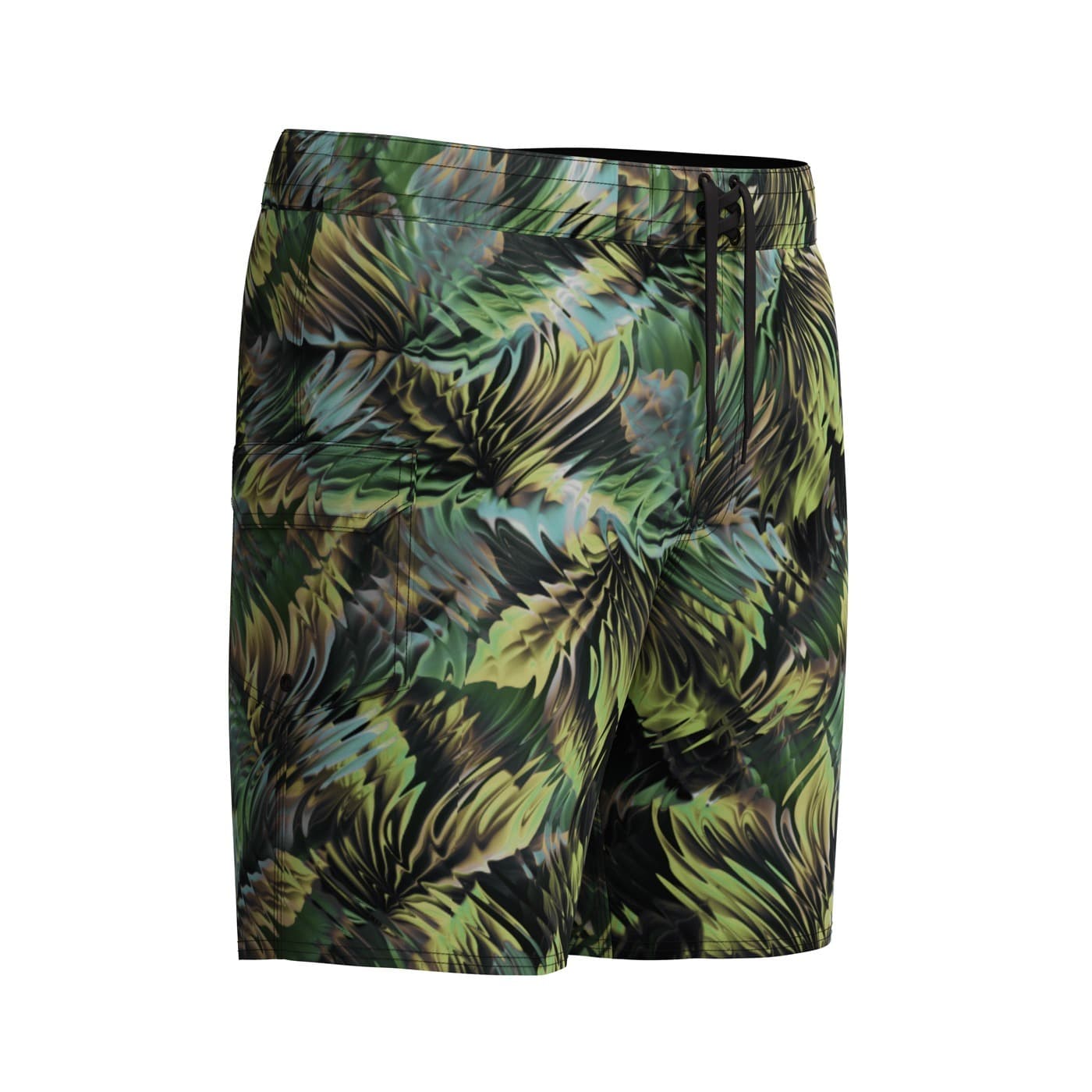 Męskie Szorty Plażowe Speedo PRINT LOOKOUT BRDSHRT 18'' DARK GREEN, Rozmiar 34