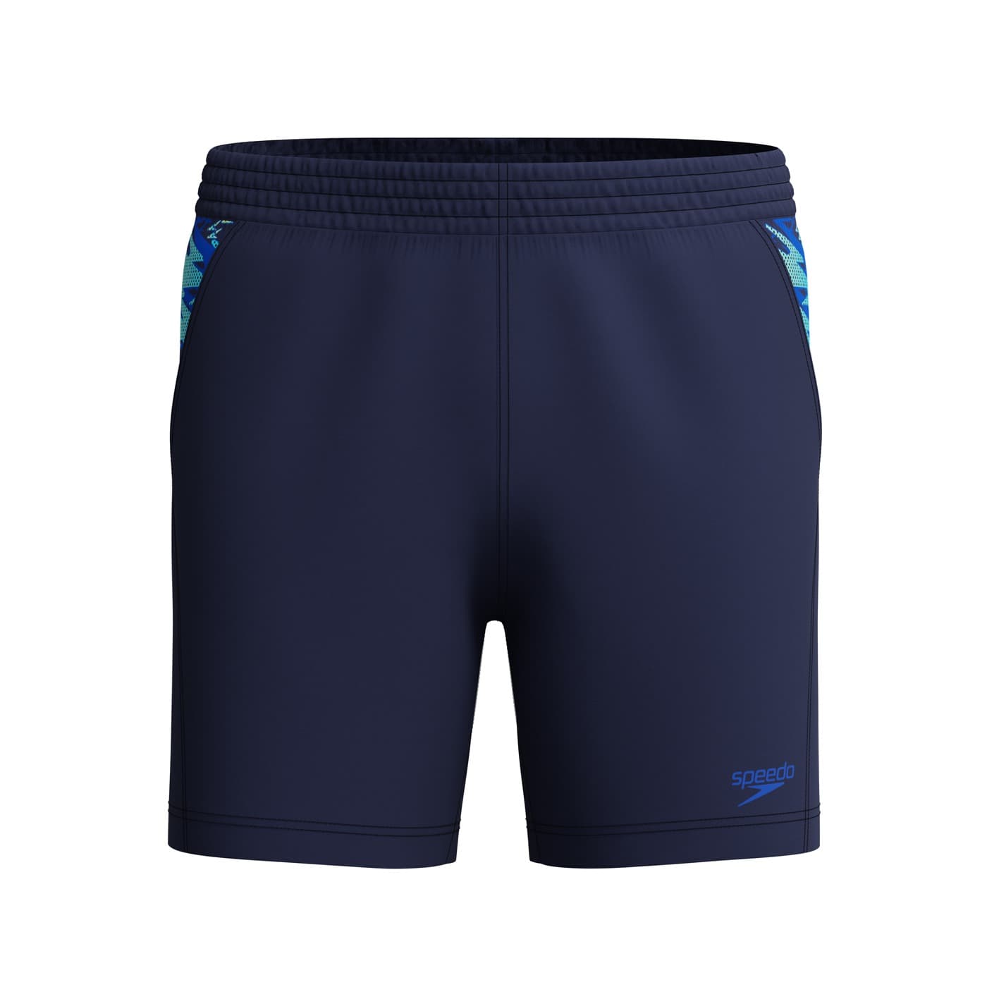 Męskie Szorty Speedo Xpress Lite Wsht 16'' Granatowo-Niebieskie