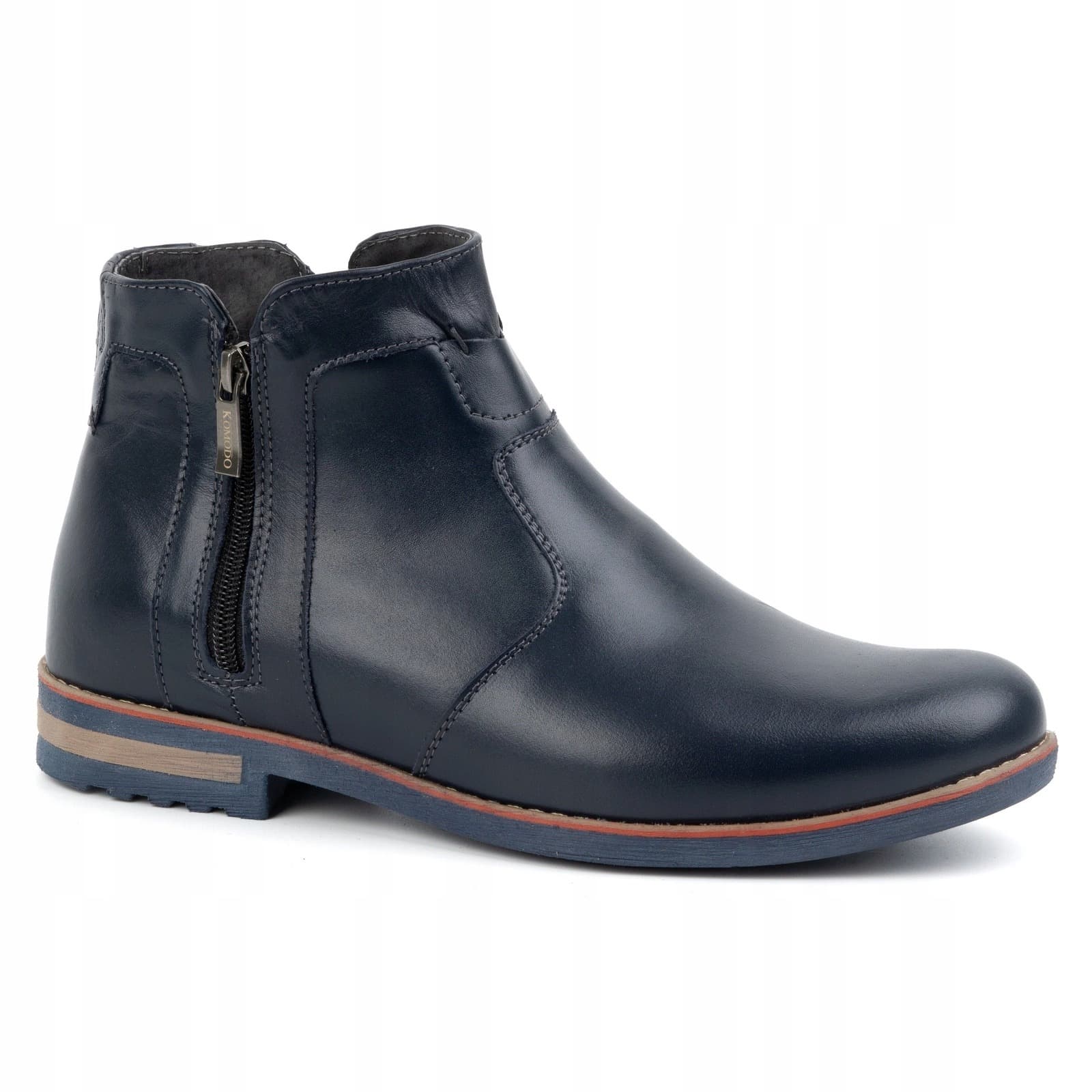 Buty Męskie Th Sztyblety Granat