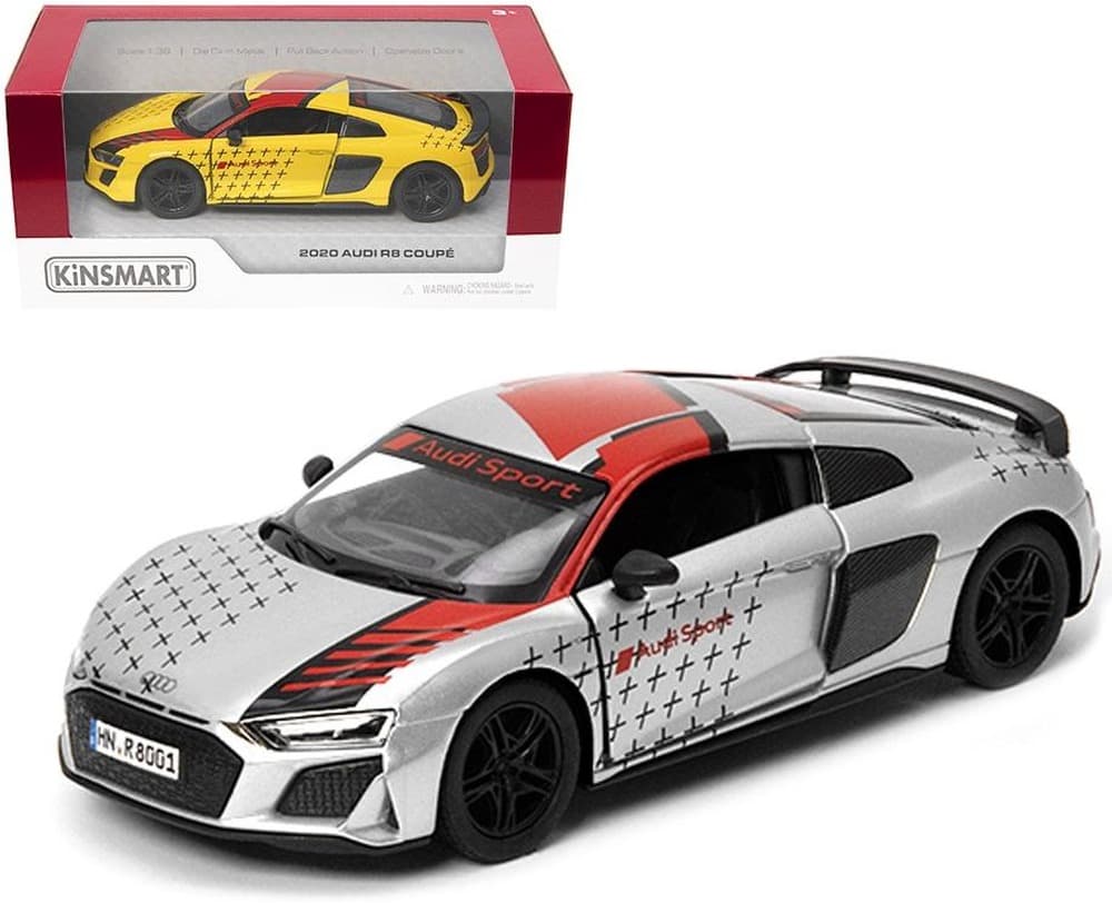 Metalowy Model Samochodu Audi R8 Skala 1:36 MIX Kolorów
