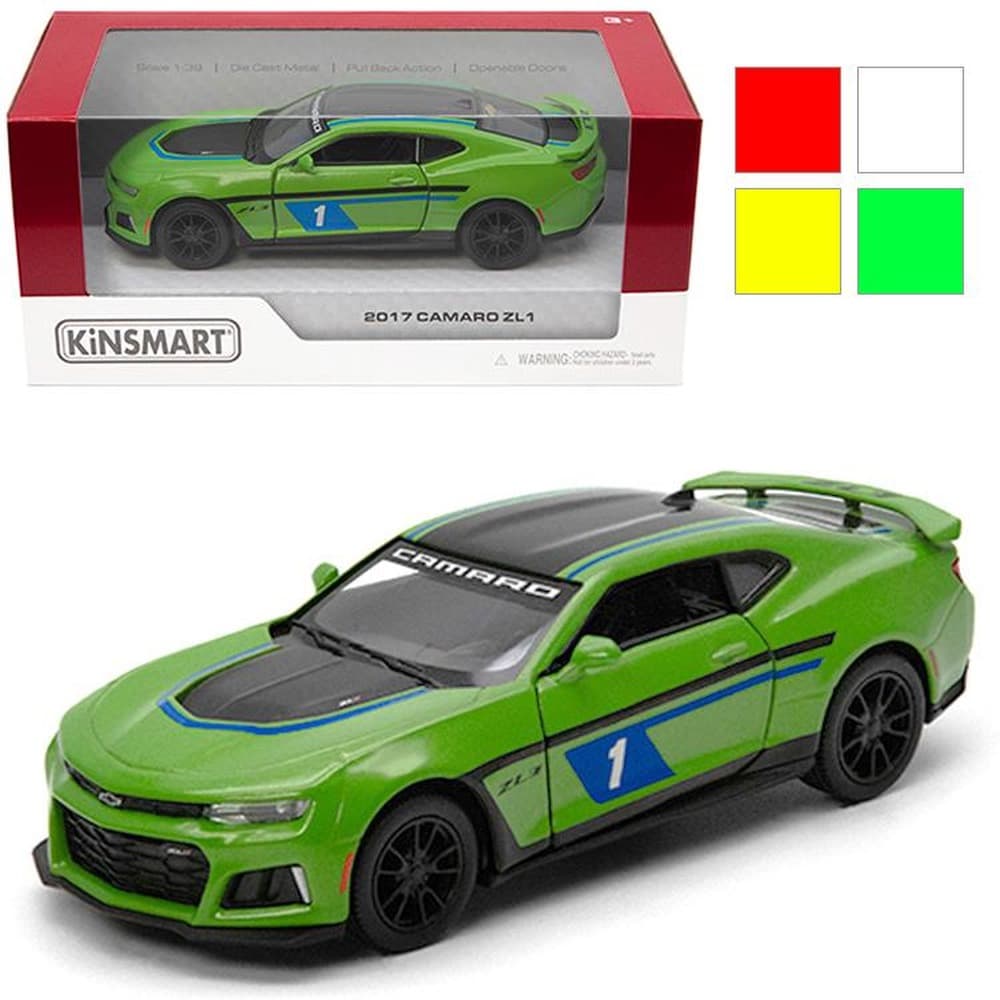 Metalowy Model Samochodu Camaro ZL1 Skala 1:38 z Nadrukiem