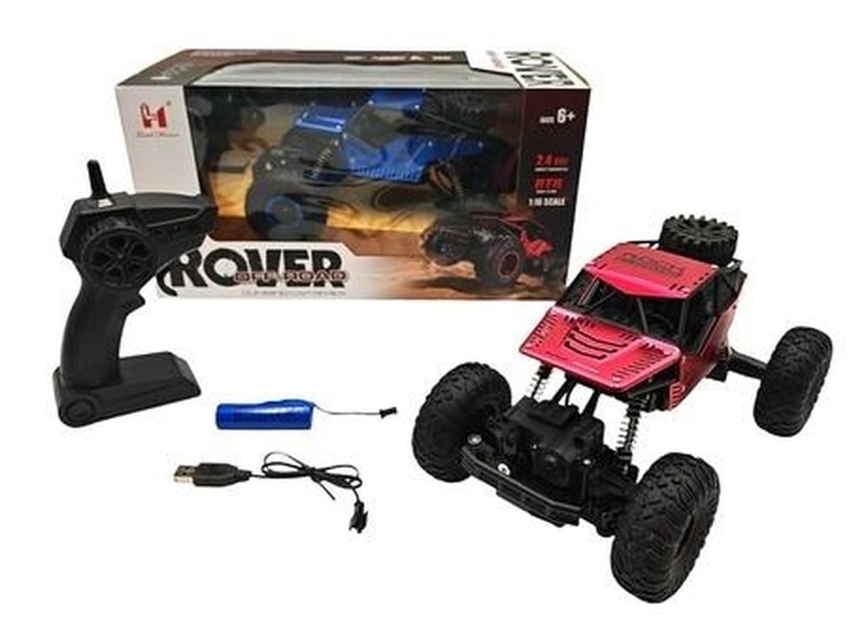 Metalowy samochód terenowy R/C z amortyzatorami i napędem 4x4