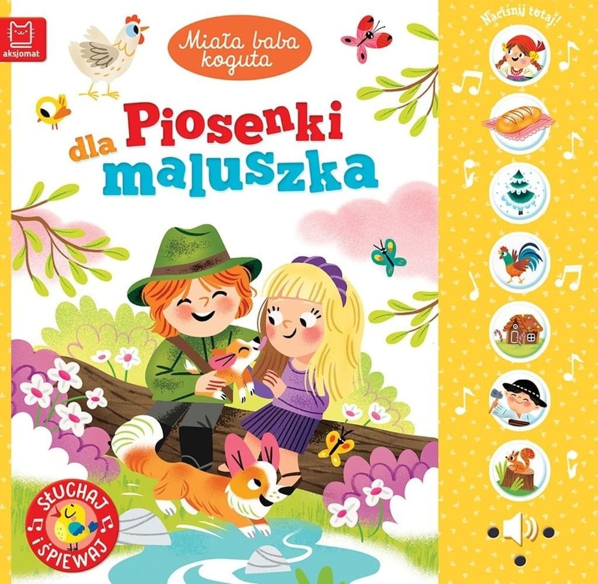 Miała baba koguta. Piosenki dla maluszka - książeczka z dźwiękiem