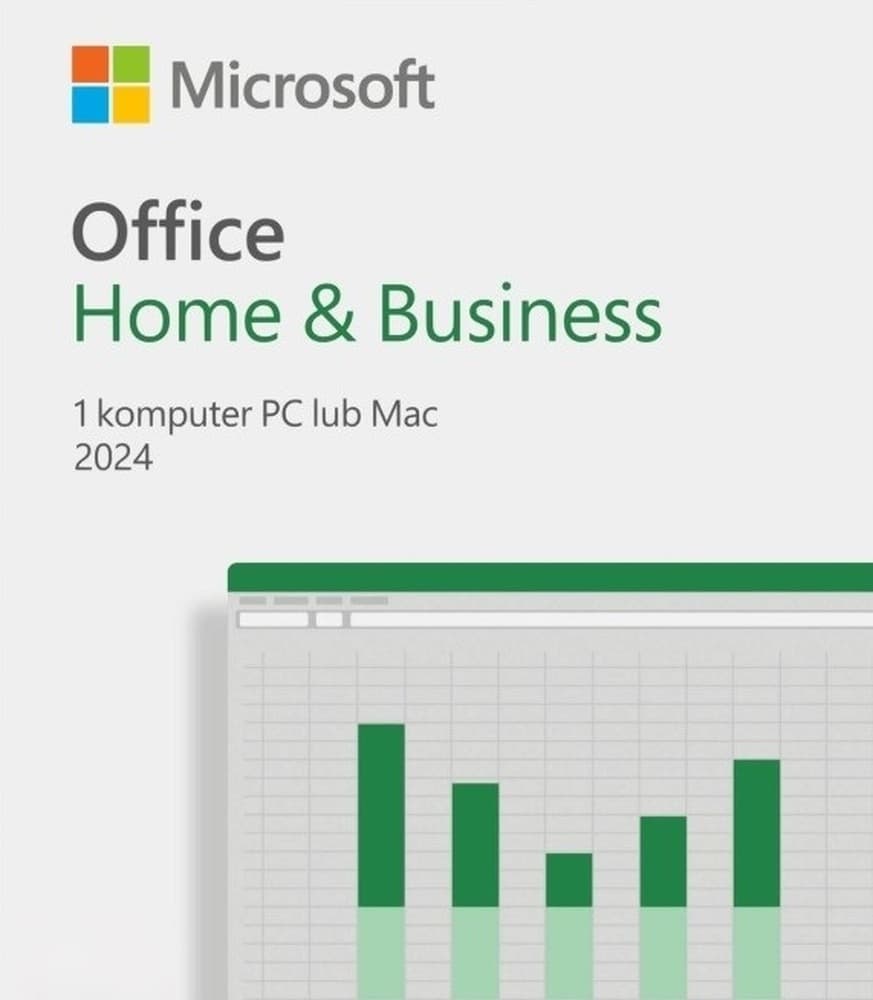 Microsoft Office Home and Business 2024 Polska Strefa Euro 1 licencja wersja bez nośnika