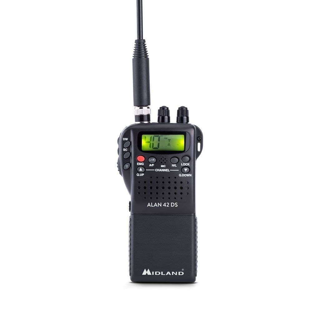 Midland C1267 krótkofalówka 40 kanałów 26.565 - 27.99125 MHz Czarna