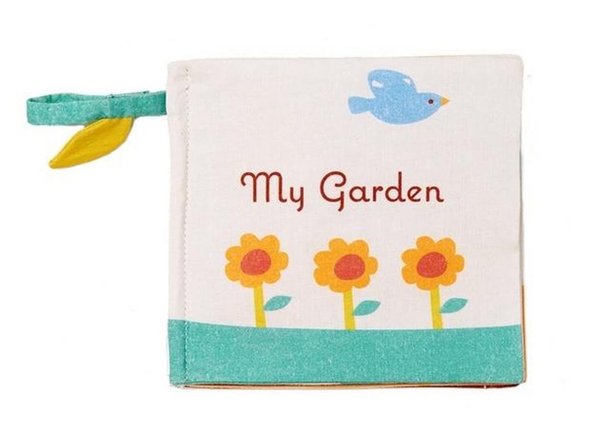 Miękka książeczka edukacyjna My Garden dla dzieci od 6 miesiąca