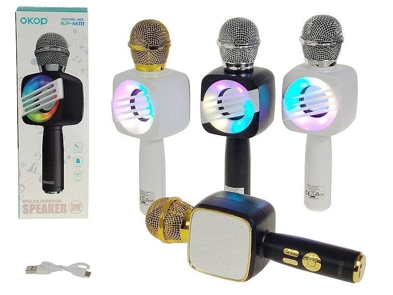 Mikrofon Bluetooth z wbudowanym głośnikiem USB MIX przenośny