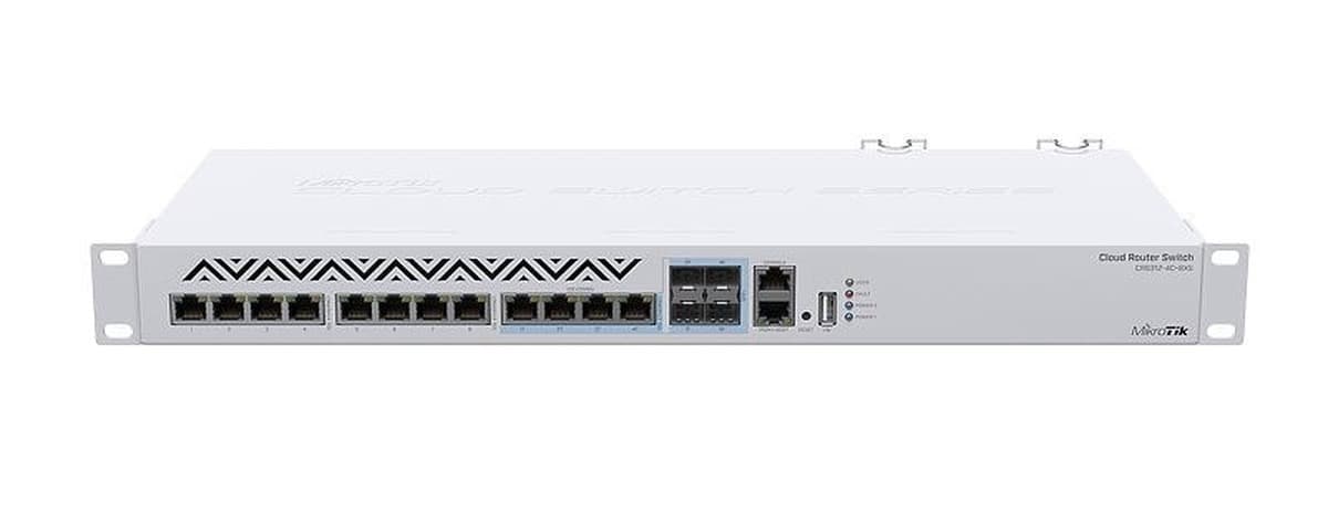 Mikrotik Switch CRS312-4C+8XG-RM 12xRJ45 10 Gigabit