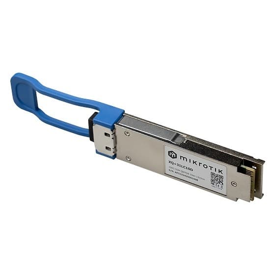 Moduł przekaźników sieciowych Mikrotik światłowodowy 100000 Mbit/s