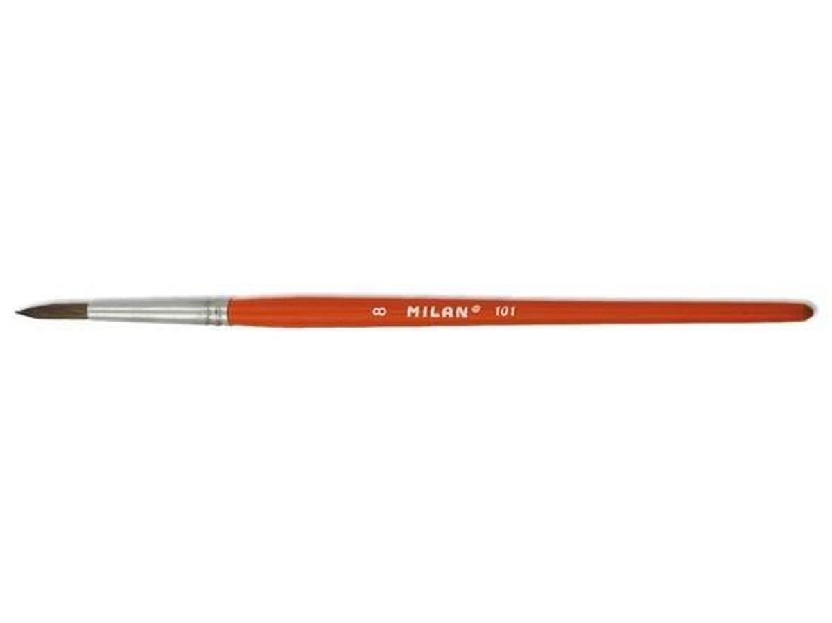Milan Pędzle okrągłe seria 121 nr 14 6 sztuk