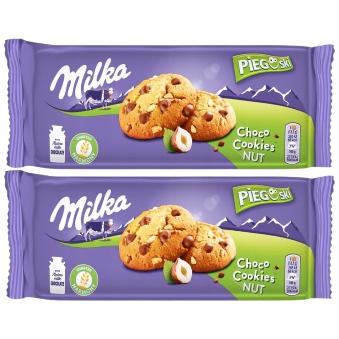 Milka cookies nuts 184g