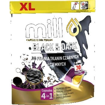 Mill Kapsułki do prania Black & Dark 30 sztuk