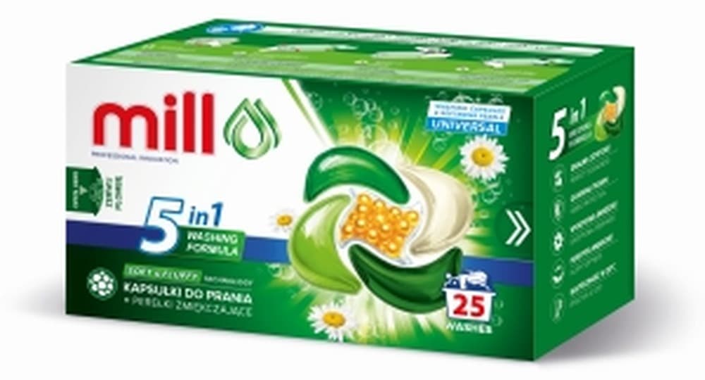 Kapsułki do prania Mill Pro Universal 25 sztuk