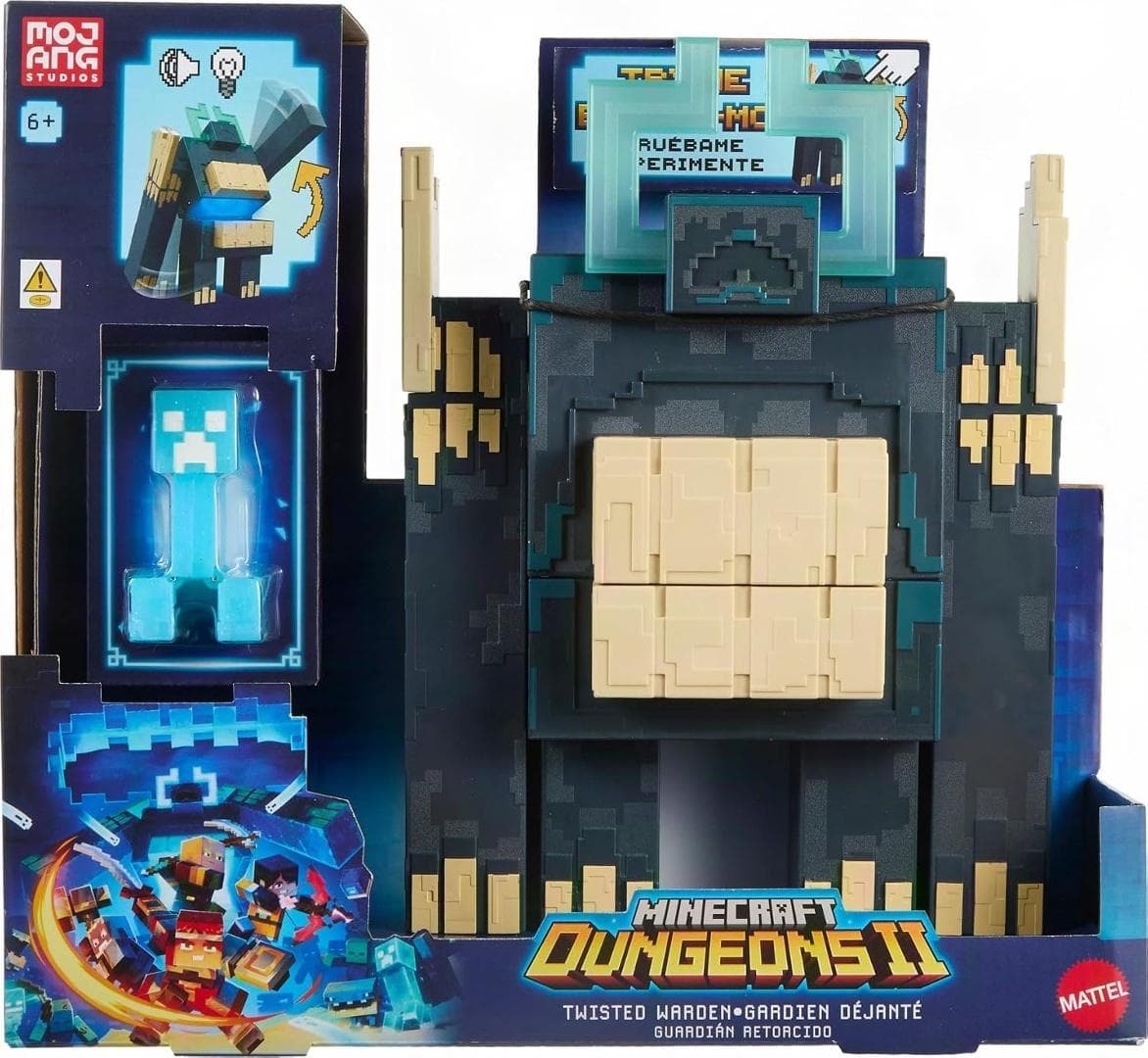 Figurka Minecraft Dungeons II Atakujący Pokręcony Nadzorca 826 x 305 mm