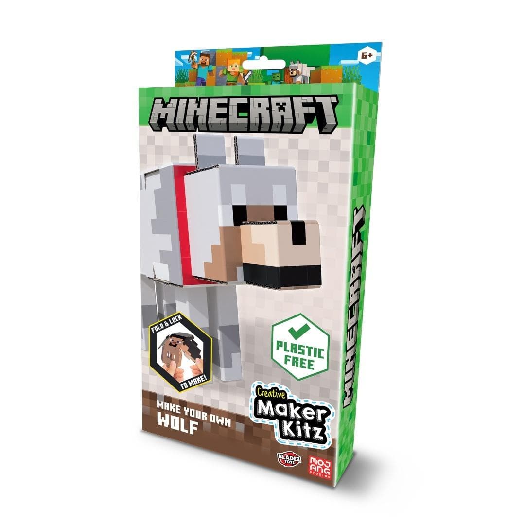 Minecraft Figurka do Zbudowania Wilk