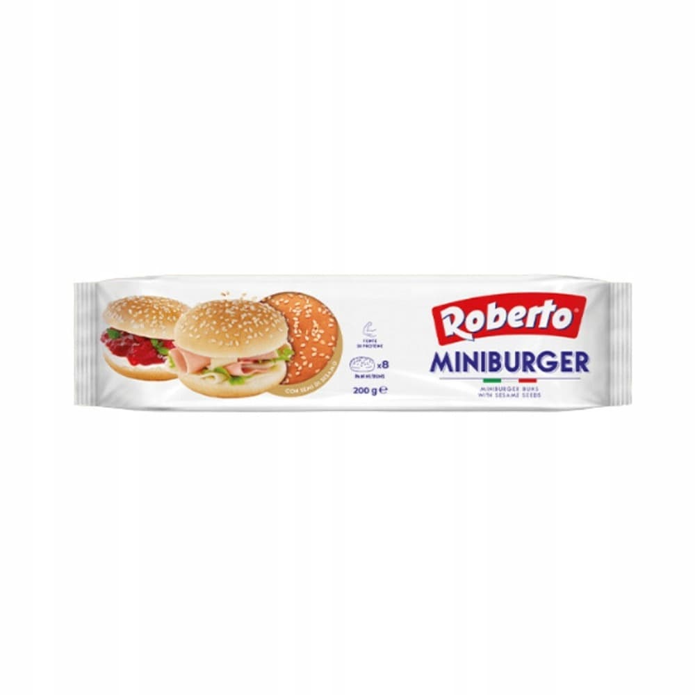 Mini burgery z sezamem 8 x 32 g