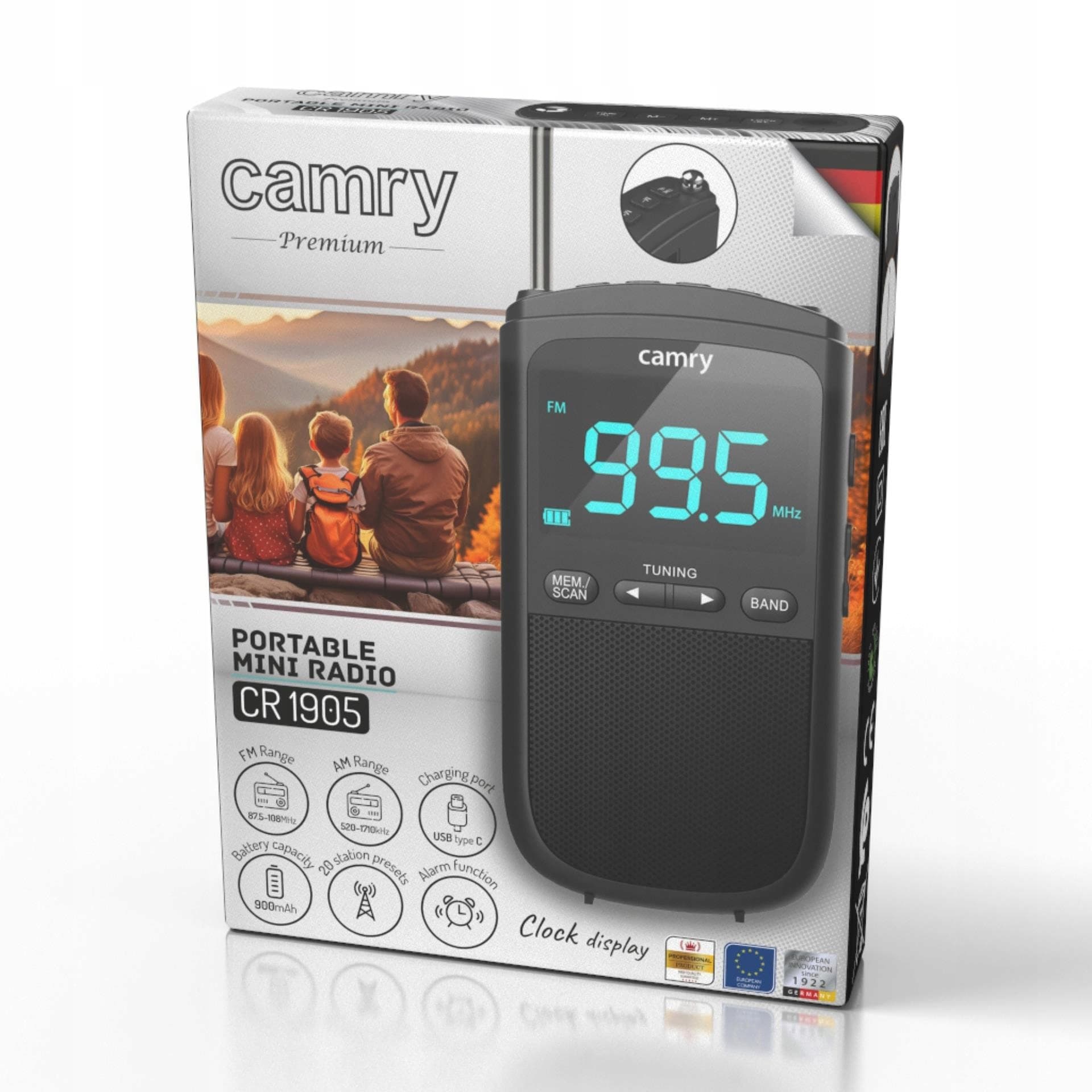 Mini Radio Camry CR 1905