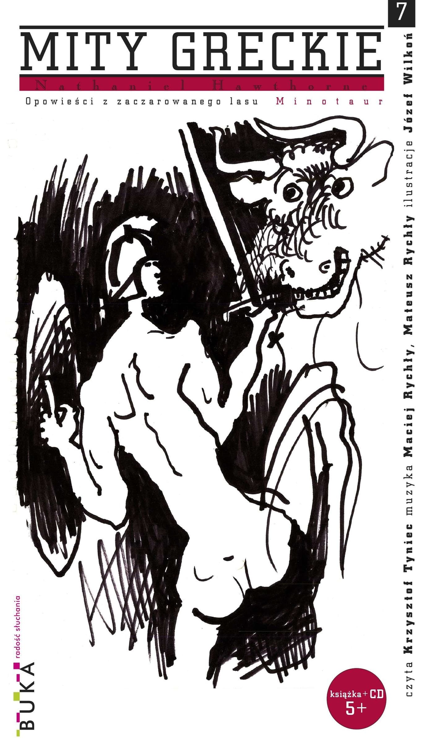 Minotaur - Opowieści z zaczarowanego lasu, Mity greckie, Tom 7 z CD